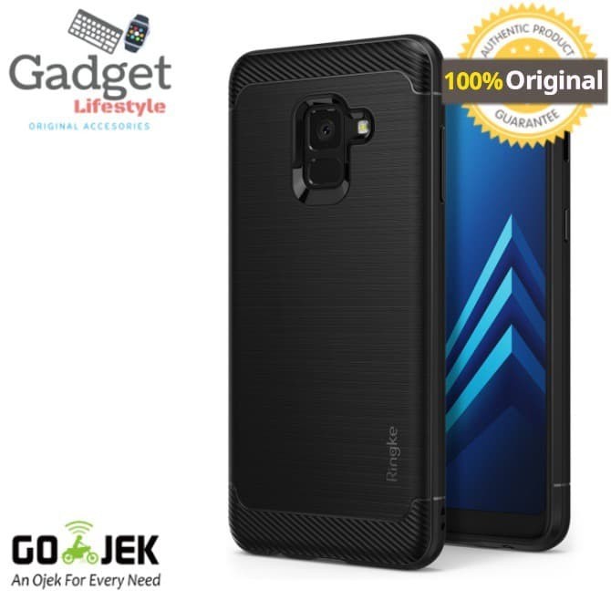 Case Samsung Galaxy A8 & A8 Plus 2018 - Original Ringke Rearth Onyx