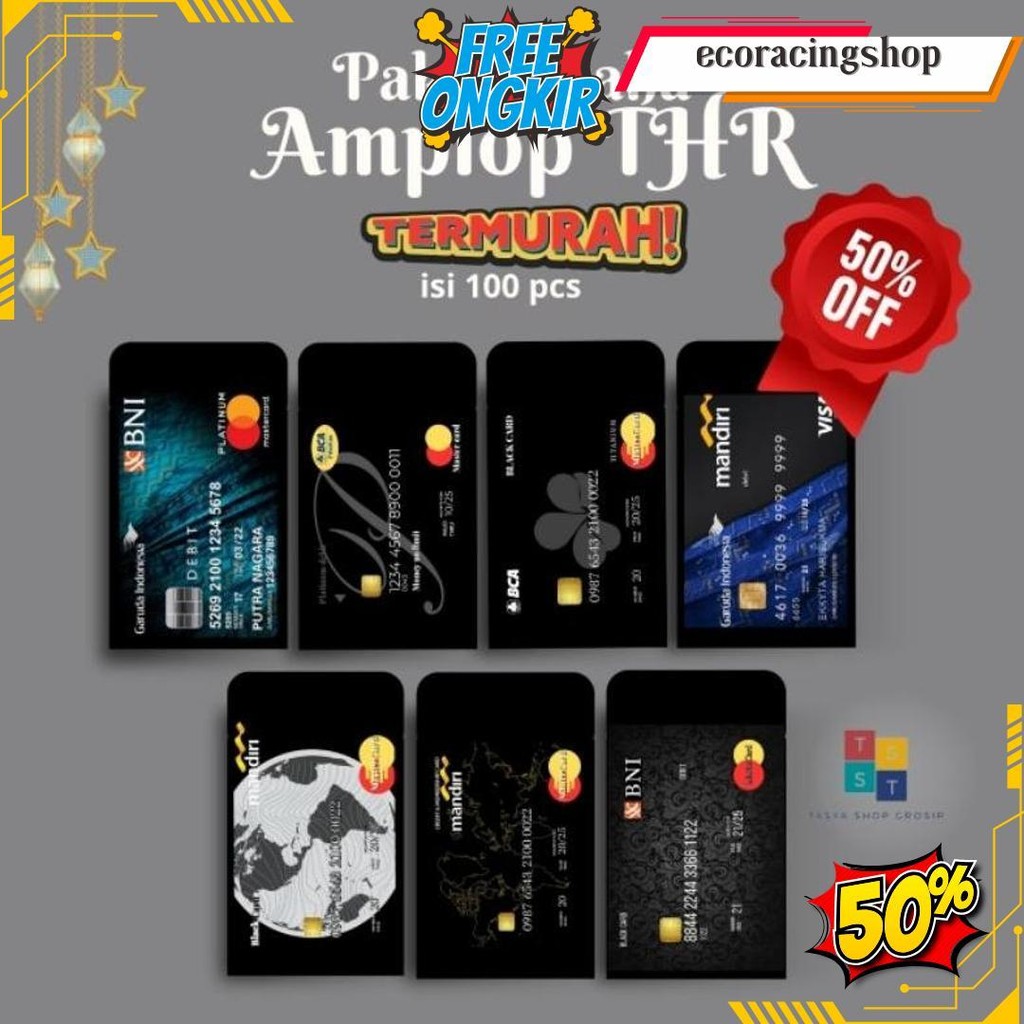 

(Paket Usaha Lebih Murah) 100Pcs Amplop Lebaran Atm/ Resto/ Muslim / Mobile Legend / Aesthetic Siap Pakai/ Siap Terlaris