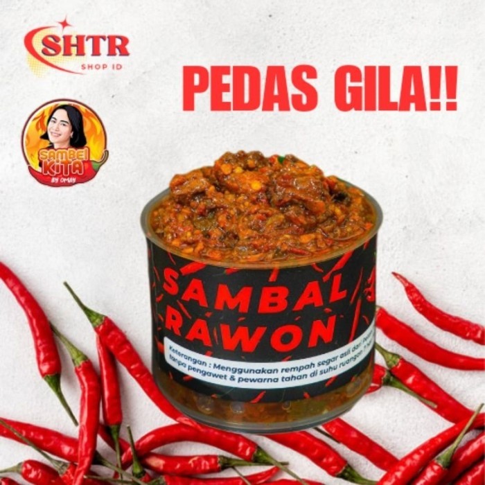 

TERLARIS SAMBAL RAWON PEDAS BY OMAY 100 GR - COCOK UNTUK JADI LAUK SAAT MAKAN MURAH!!! MURAH