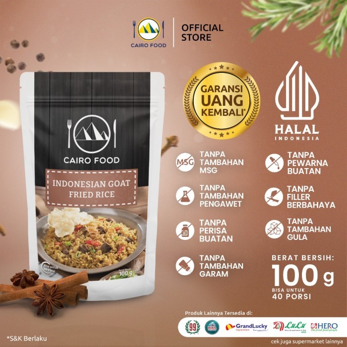 

TERLARIS BUMBU NASI GORENG KAMBING CAIRO FOOD - 100 GRAM MURAH!!! MURAH