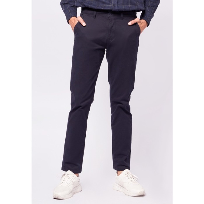 TERLARIS TIRAJEANS CHINOS PANTS TLP220S21308F22 NAVY MURAH MURAH