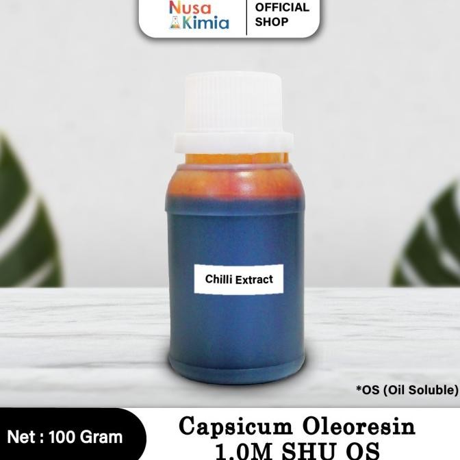 

Capsicum Oleoresin 1 Juta SHU OIL Soluble / Chilli Extract Cabai GT