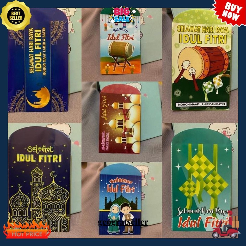 

Amplop Thr Lebaran Anak-Anak (Isi 10 Pcs) Gratis Ongkir
