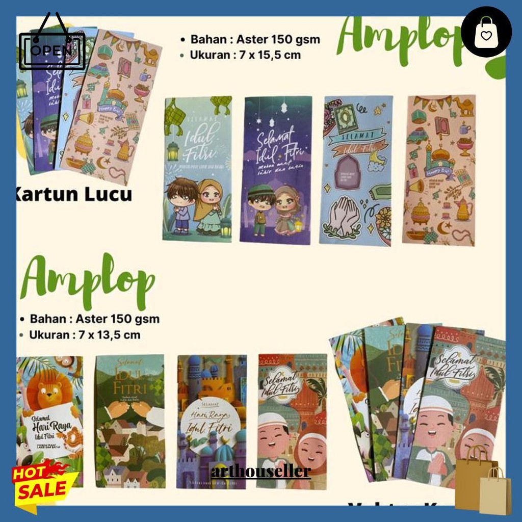 

Amplop Thr Idul Fitri (1 Pack = 10 Pcs) Terlaris