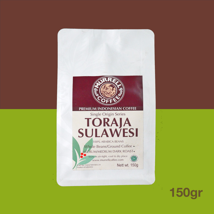 

Toraja Sulawesi Kopi Arabica Specialty Premium Murrell Coffee