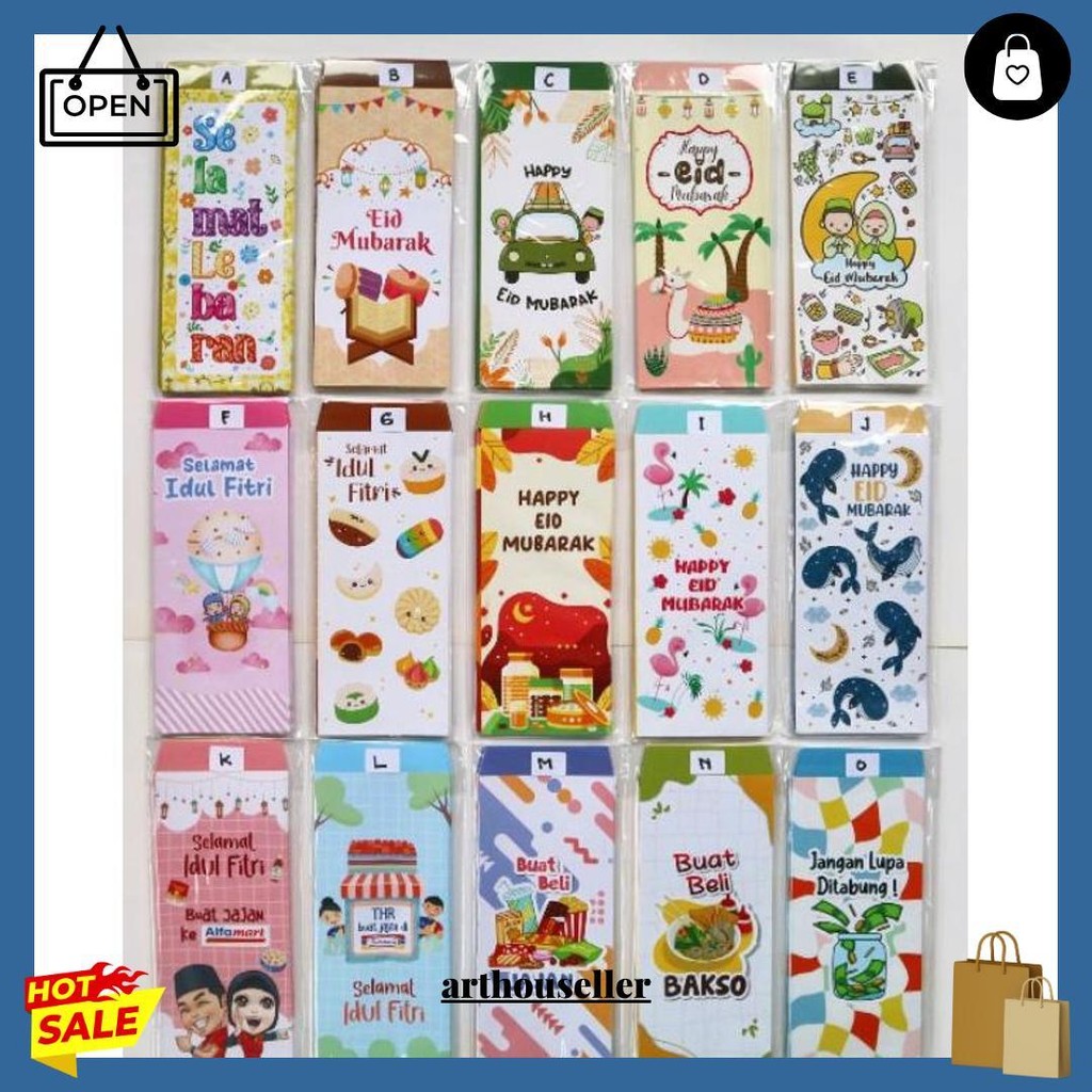 

Amplop Lebaran Besar Bebas Pilih Motif (1Pack Isi 10 Amplop) Siap Kirim
