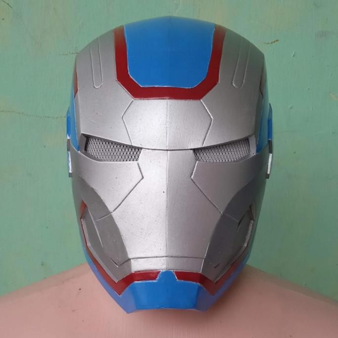 Helm Iron Patriot Iron Man Avengers Marvel Untuk Anak