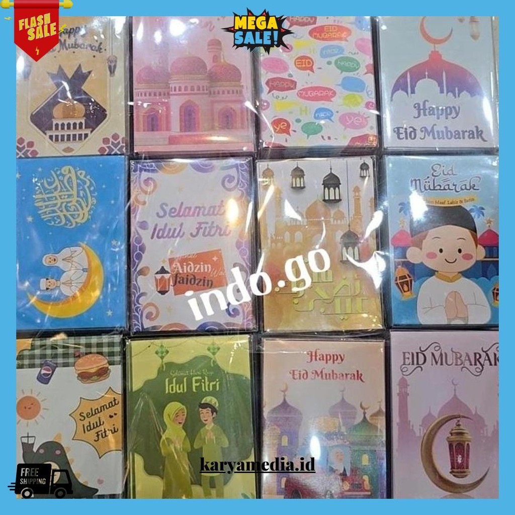 

50 Amplop Lebaran Angpau Lebaran Eid Mubarak Terlaris