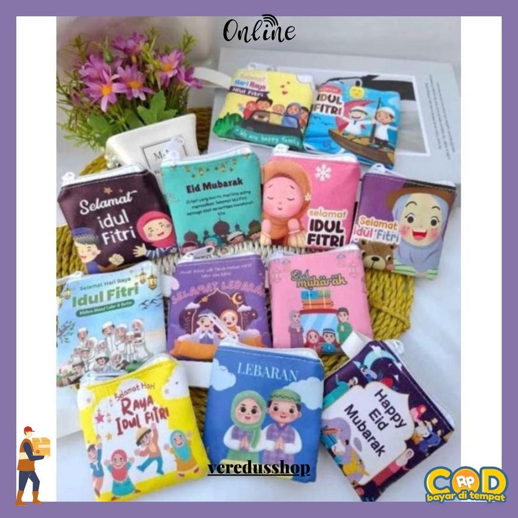 

(Isi 36Pcs) Dompet Angpao / Amplop Resleting Printing Lebaran Idul Fitri Termurah Banget