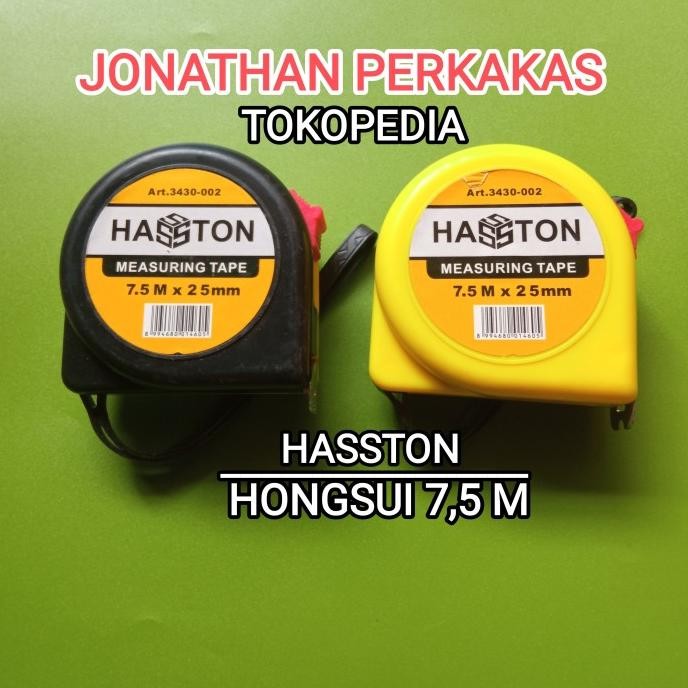 

Promo meteran hongsui 7,5m haston/meteran fengsui 7,5m haston COD