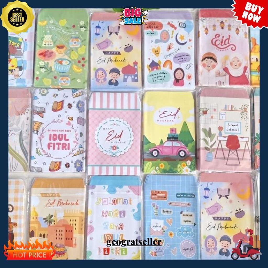 

Isi 10 - Amplop Lebaran Medium 2025 Aesthetic Motif Baru Gratis Ongkir