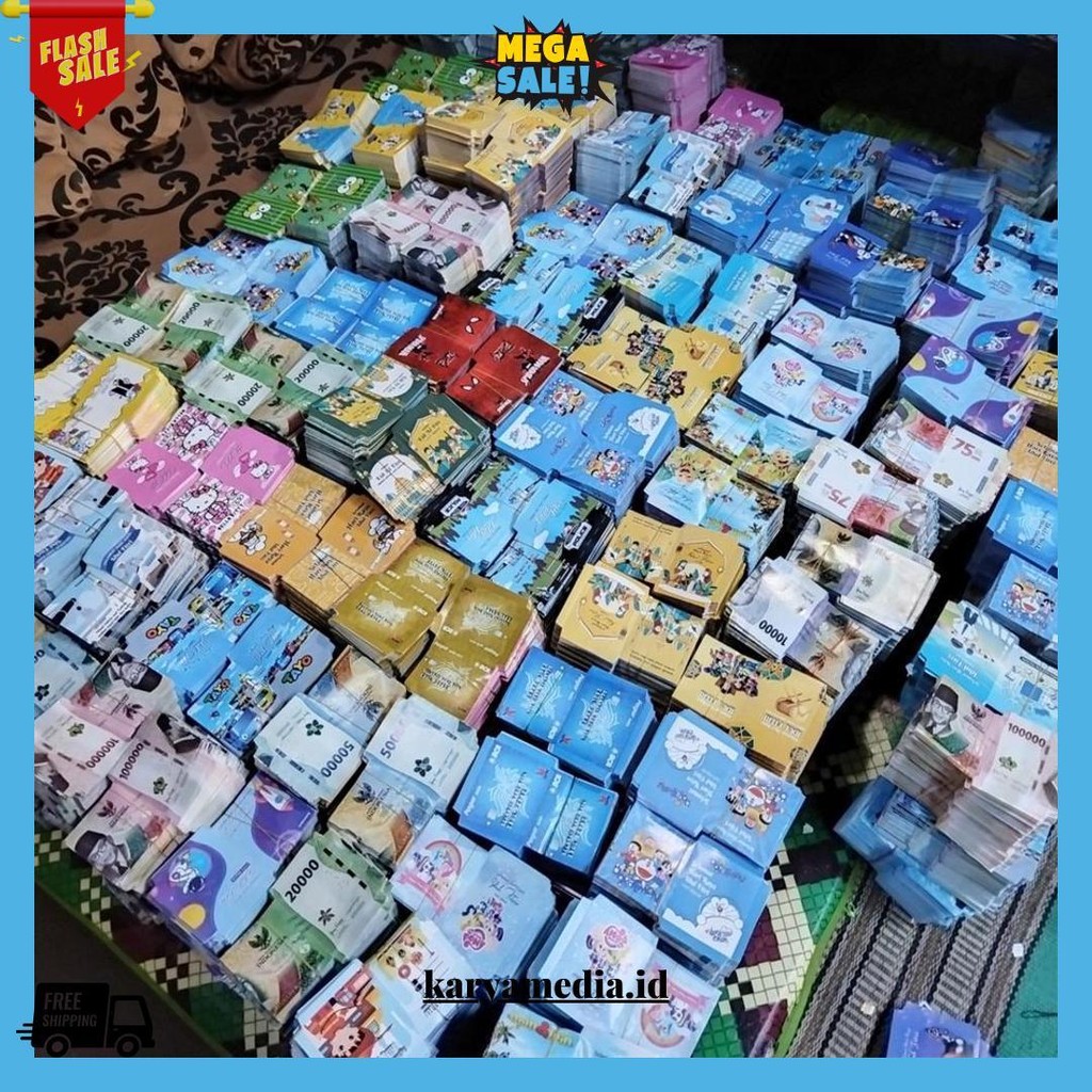 

Amplop Lebaran 100 Lembar Motif Karakter Kartun Islami Mini Termurah Banget