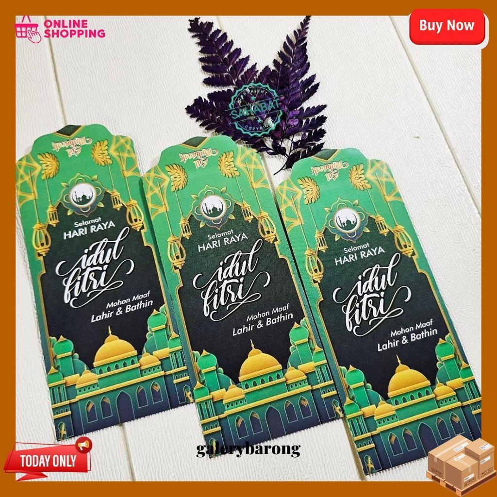 

(10Pcs) Amplop/ Angpau Lebaran Idul Fitri Besar Isi 10 Pcs / Amplop Lebaran Masjid Murah Siap Kirim