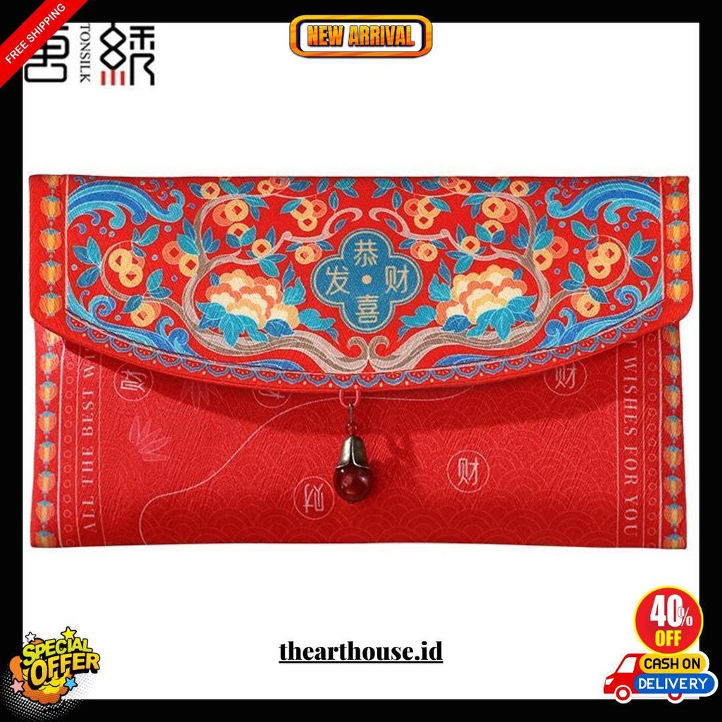 

Angpau Imlek Tahun Baru 2025 Kain Tebal Premium Impor Chinese | Angpau Kain Amplop Merah Tahun Baru Imlek 2025 Original Produk