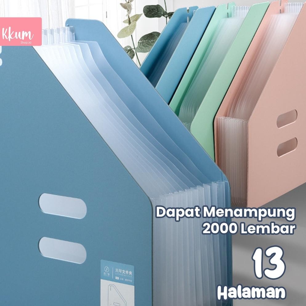 

SPECIAL BAHAN TEBAL Standing file A4/ File folder document bag/ Tas dokumen file 13 sekat Im31