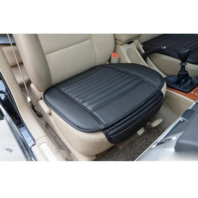 Promo Cover Bantal Bantalan Alas Duduk Kursi Jok Mobil Kulit COD