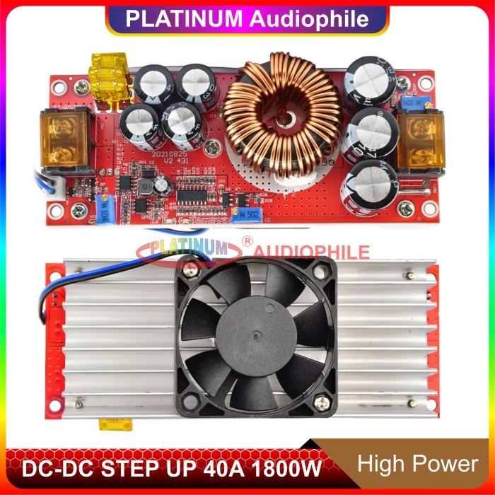 DC-DC Step Up 1800W 40A Boost Converter High Power Stepup Modul DC-B1800W