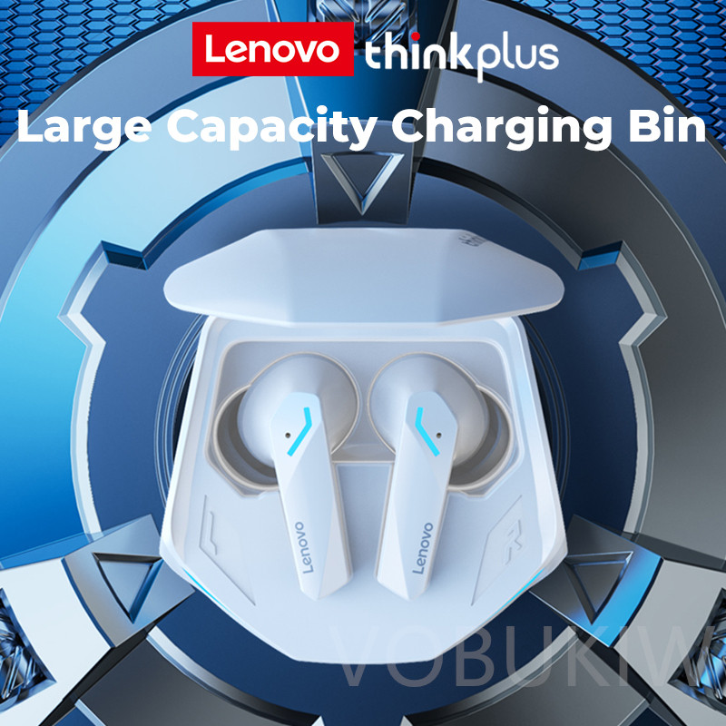 % Lenovo Thinkplus Gm2 pro TWS Wireless Bluetooth5.4 Earphones Touch Control Music Nirkabel