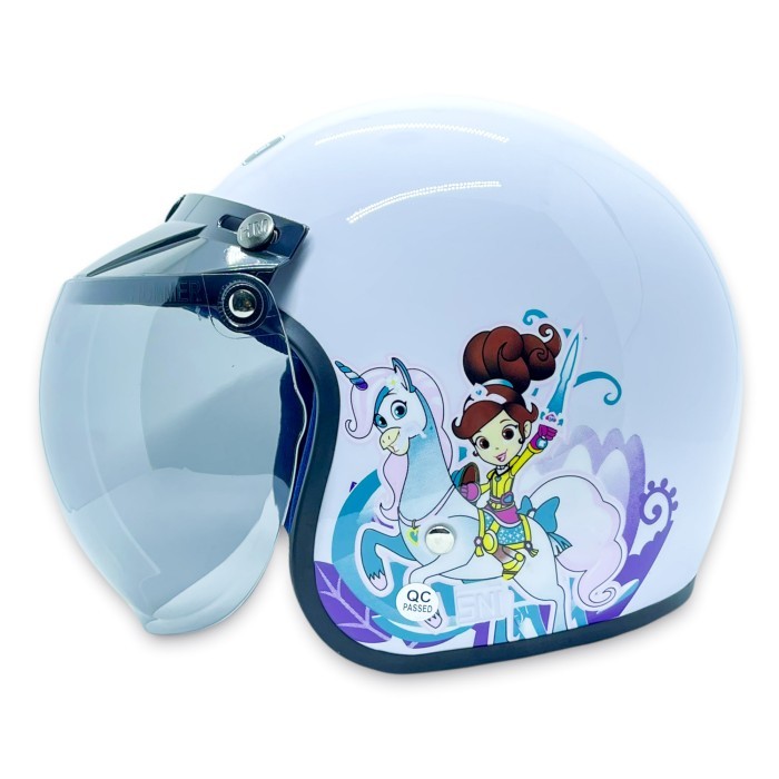 Helm Anak Wto Semi Retro - Nelia