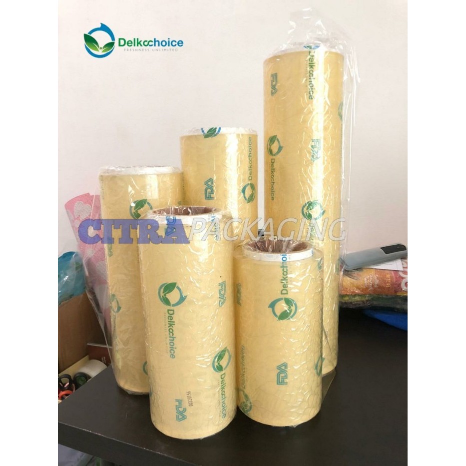 PLASTIK CLING WRAP - FOOD WRAPPING SEALER DELKOCHOICE 40CM X 500M