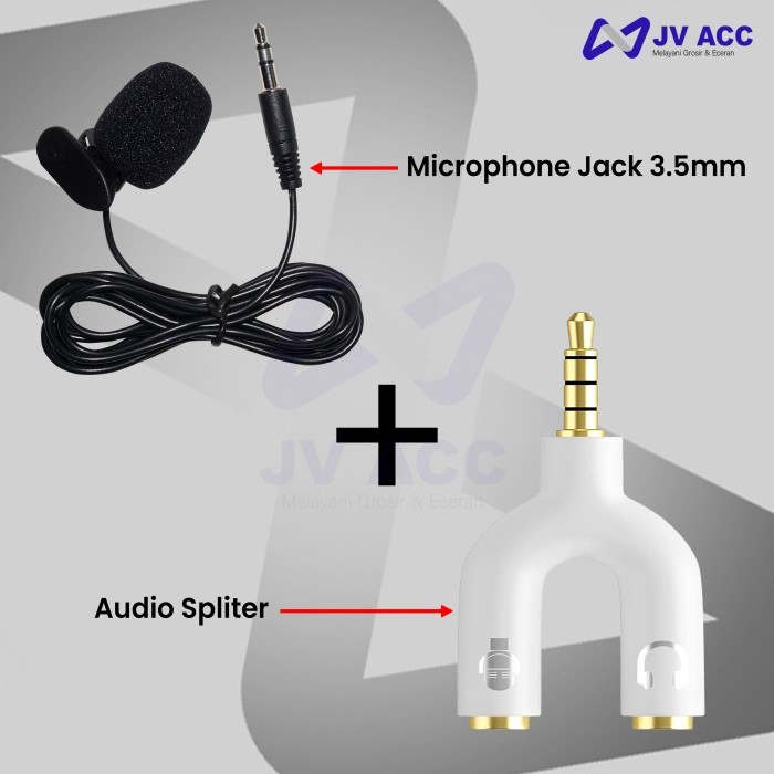 MICROPHONE MIC CLIP ON FOR LIVE YOUTUBER VLOGGER TIKTOK