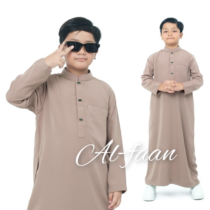 Terbaru Jubah Anak Pria Jubah Remaja Gamis Anak Jubah Muslim Pria Panjang Hitam Katun Robes