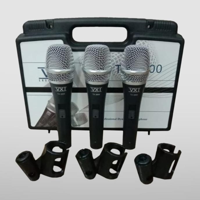 VXT TX-3000 / TX3000 / TX 3000 Microphone isi 3 Terlaris