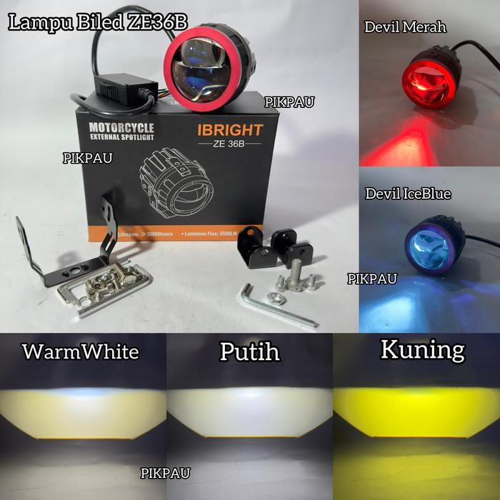IBRIGHT Lampu Tembak Biled Laser ZE36B Original