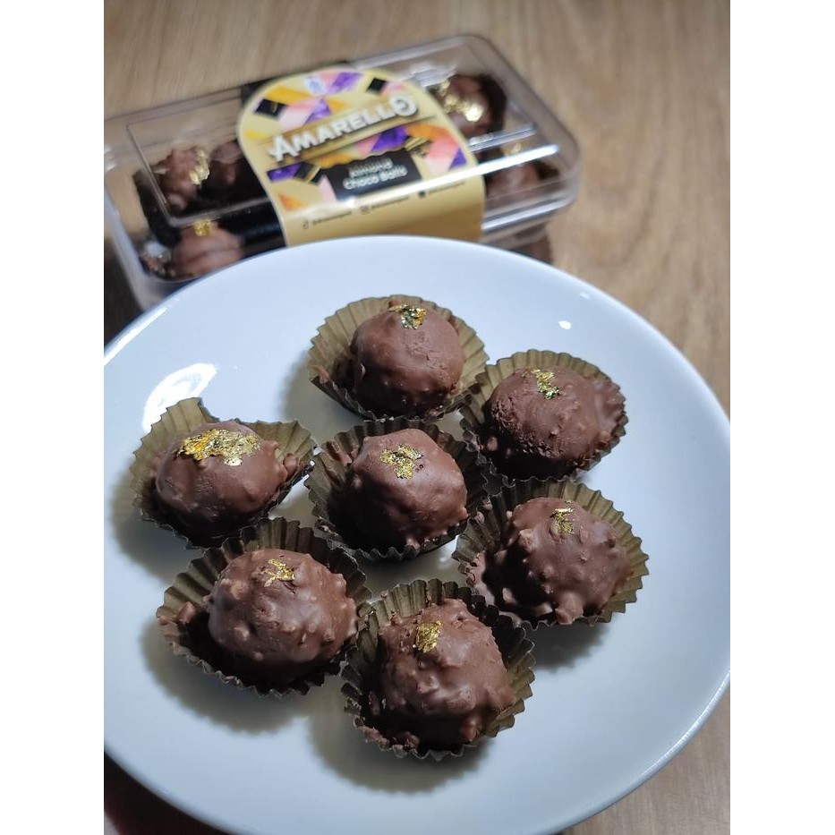 

terbaru !!! almond choco balls crunchy ready
