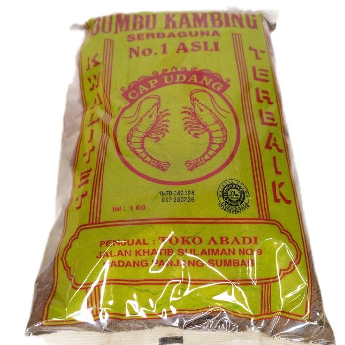 

Bumbu Kambing Cap Udang Berat 1 Kg Best Seller