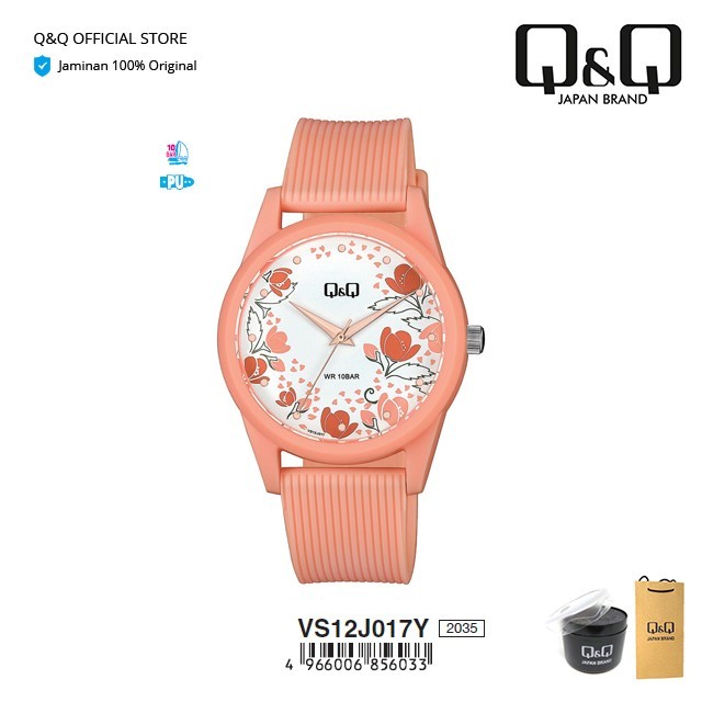 Q&Q Qnq Qq Original Jam Tangan Arloji Wanita Analog - Vs12 Vs12J