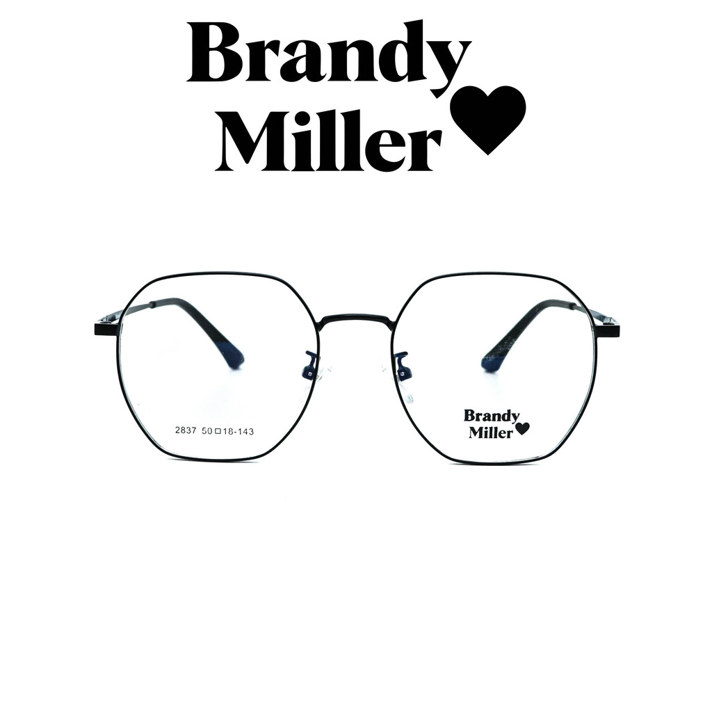 Brandy Miller Kacamata Pria Wanita 2837 C1 Black