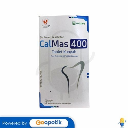 TERBARU CALMAS 400 MG BOTOL 30 TABLET