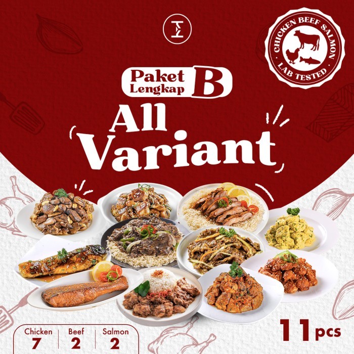 

Paket Lengkap Meal Prep - All Variant (Chicken/Beef/Salmon)