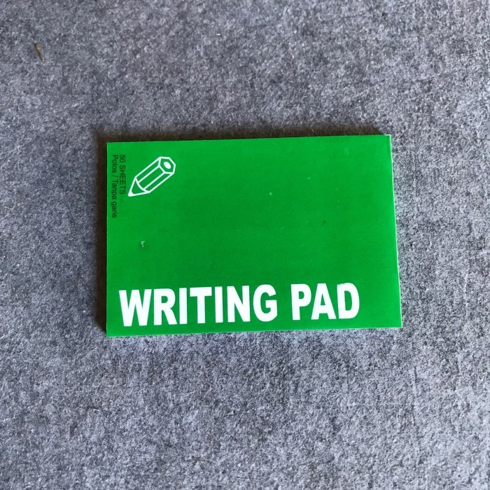 

Buku Notes Writing Pad Polos / Writing Pad