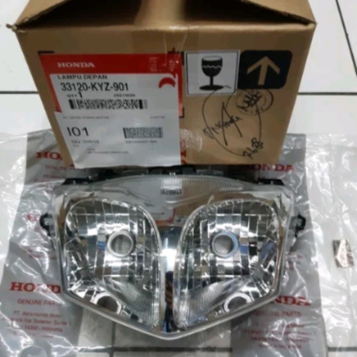 REFLEKTOR LAMPU DEPAN HONDA SUPRA X 125 HELM IN ORIGINAL