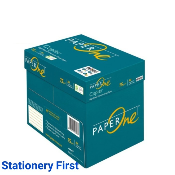 

TERBARU! Khusus Gojek Grab Kertas HVS Paper One A4 70gr Office Per Box 5 Rim