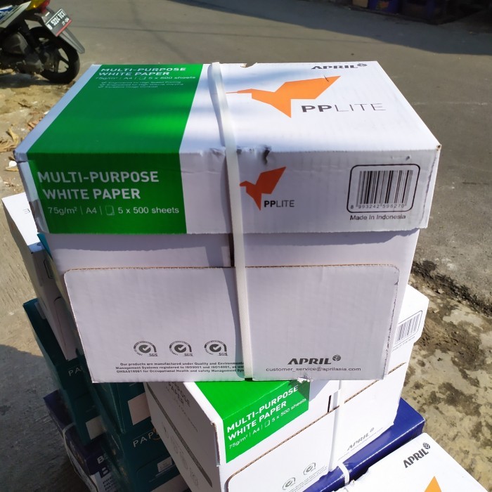 

Kertas A4.75 PPlite ( 1 Dus = 5 rim )