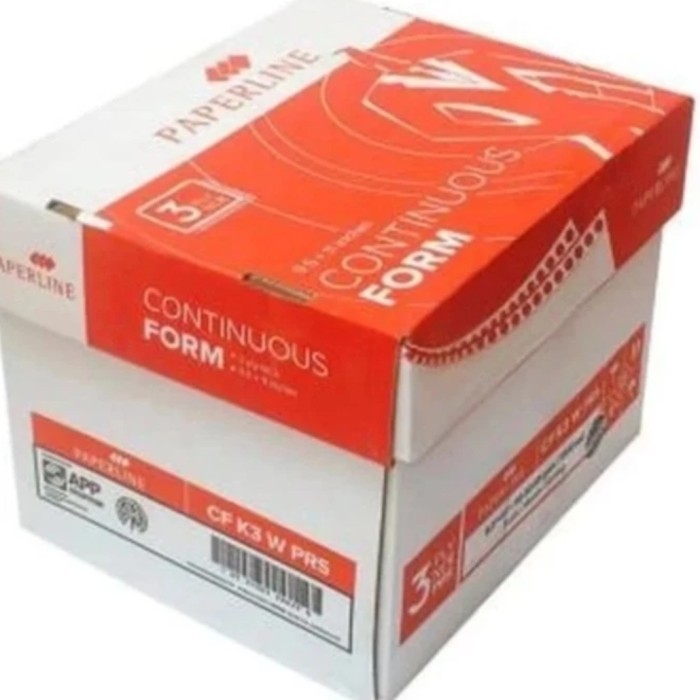 

Kertas Continuous From 3 Ply PRS 9.5 X 11/2 Warna PAPERLINE