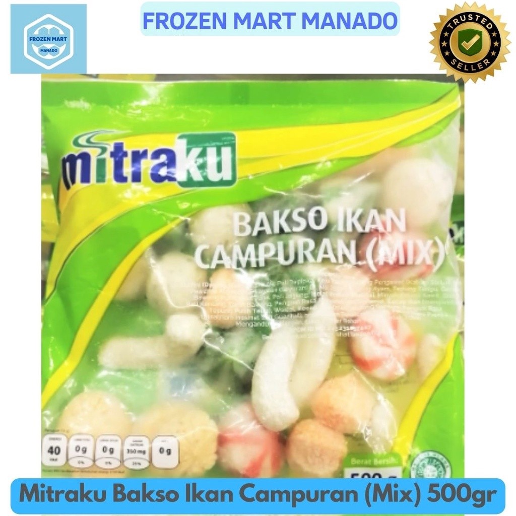 

Mitraku Bakso Ikan Campuran (Mix) 500gr - Frozen Mart Manado (Frozen Food Manado)