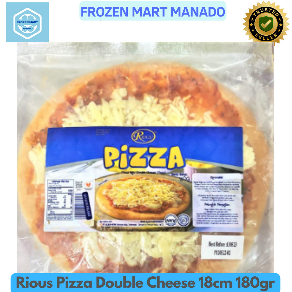 

Rious Pizza Double Cheese 18cm 180gr - Frozen Mart Manado (Frozen Food Manado)