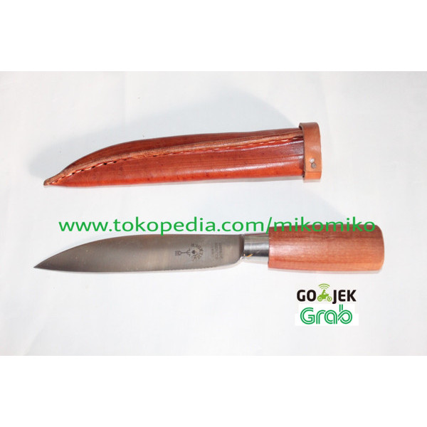 Pisau Cap Garpu Ukuran 5" Lancip + Sarung