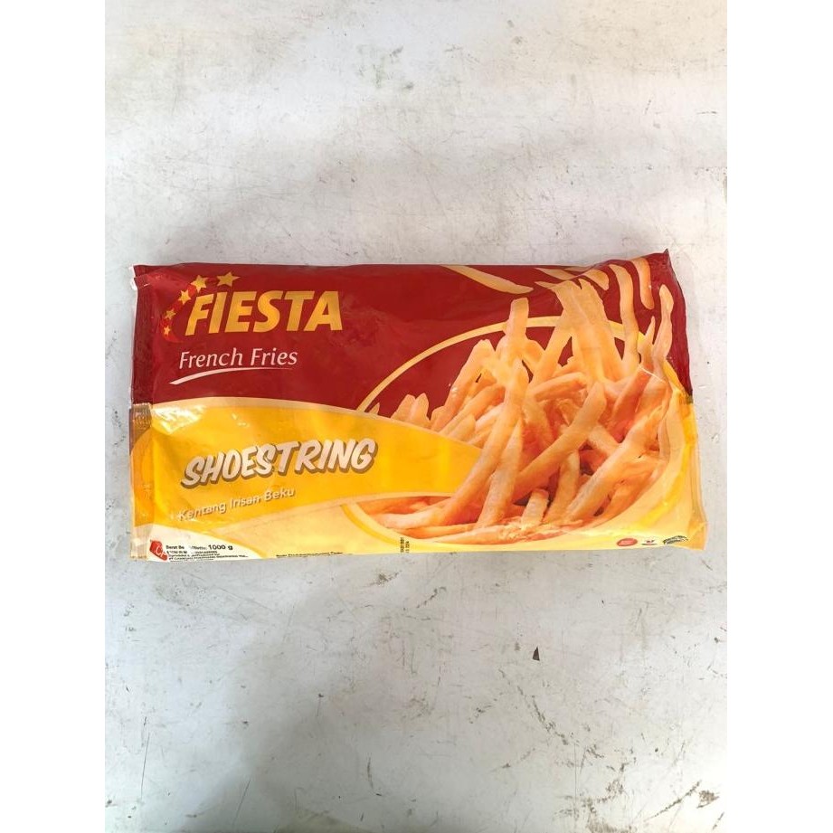 

Fiesta French Fries/Kentang Shoestring/ Kentang Irisan Beku 1Kg Original