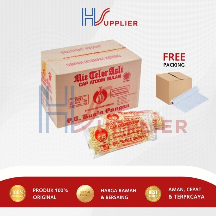 

TERLARIS MIE TELOR CAP ATOM BULAN 200 GR (KARTON) MURAH!!! MURAH