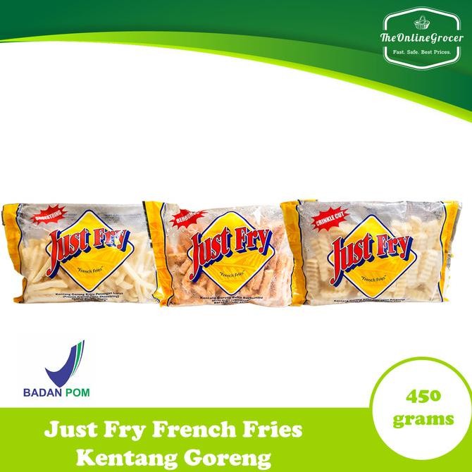 

Just Fry French Fries Kentang Goreng Beku 450Gr Original