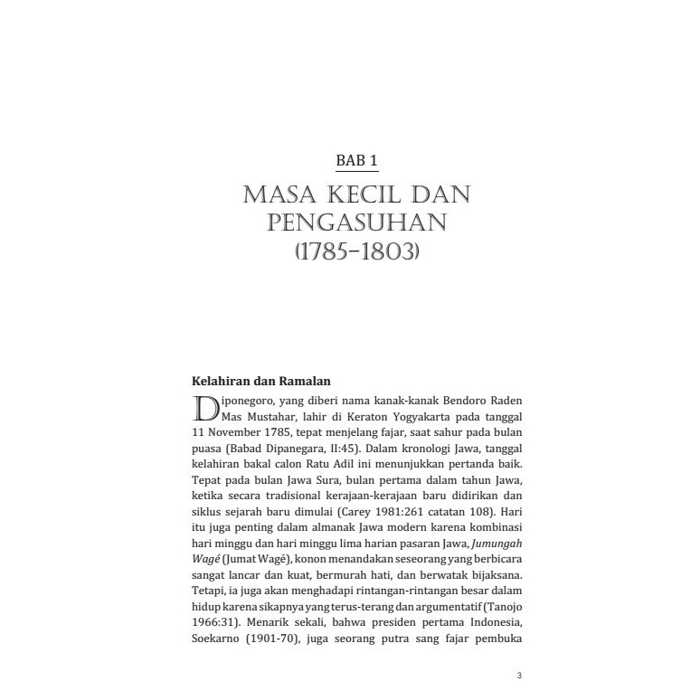 TAKDIR RIWAYAT PANGERAN DIPONEGORO 1785-1855 EDISI REVISI