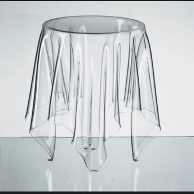 Disc 2Meter Taplak Meja Bening Tebal 0,20Mm/Plastik Mika Meteran/Plastik Mika Lemas Meteran Anti Air