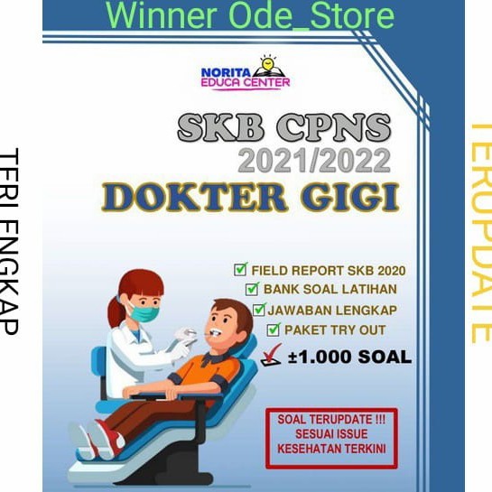 BUKU SKB DOKTER GIGI CPNS 2021/ORIGINAL- T'UPDATE- T'LENGKAP