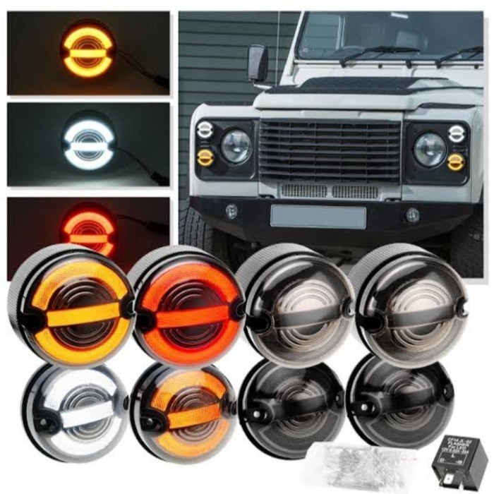 Lampu Led 10 Pcs Mobil Land Rover Defender / Upgrade Lampu Led Mobil LandRover Defender