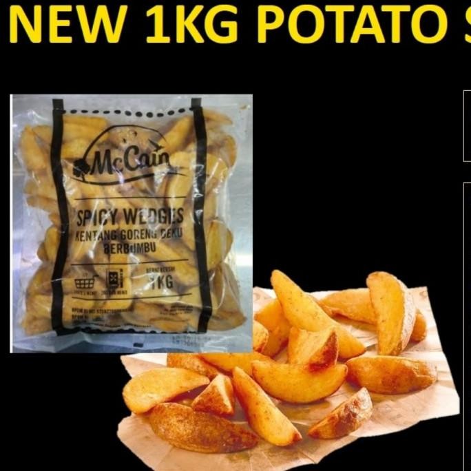 

Kentang Mccain Spicy Wedges Seasoned Kentang Goreng Berbumbu 1Kg Original